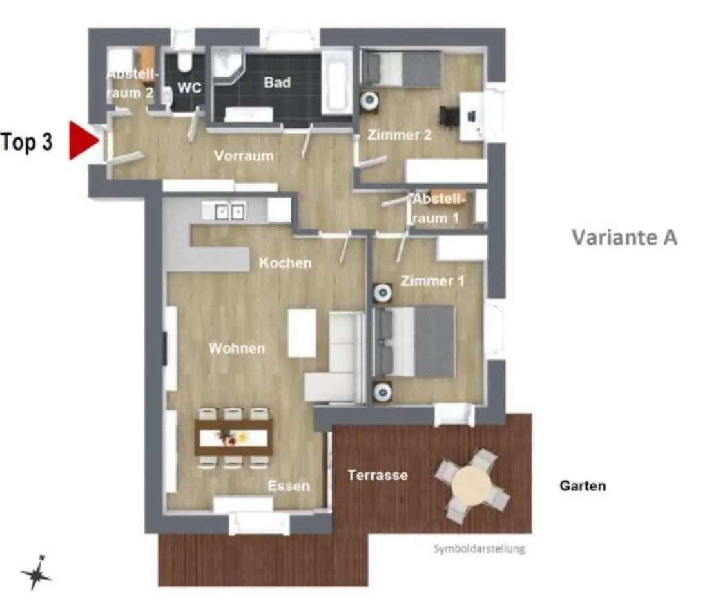 Wohnung kaufen in Weiz – 87,4 m², € 439.000 – Bild 6 von 6
