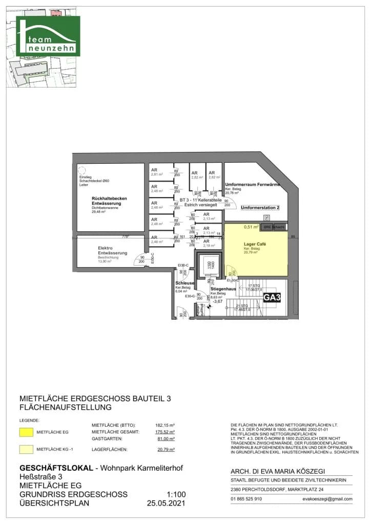 2-Zimmer-Gewerbeimmobilie mieten in Sankt Pölten – 176 m², € 2.529 – Bild 16 von 16