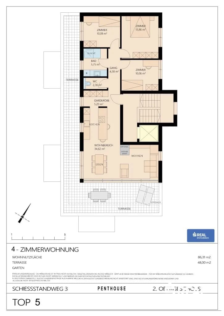 4-Zimmer-Wohnung kaufen in Innsbruck-Land – 86,31 m², € 949.000 – Bild 5 von 5