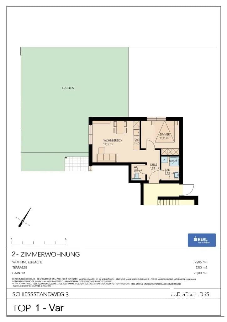 2-Zimmer-Wohnung kaufen in Innsbruck-Land – 36,85 m², € 324.000 – Bild 5 von 5