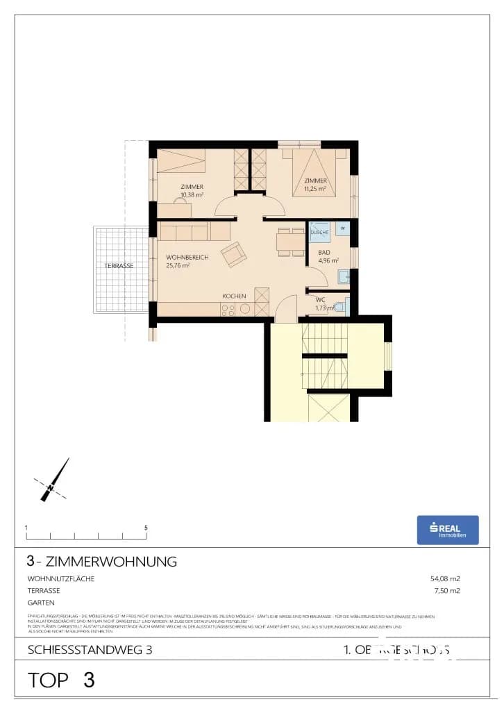 3-Zimmer-Wohnung kaufen in Innsbruck-Land – 54,08 m², € 469.000 – Bild 5 von 5