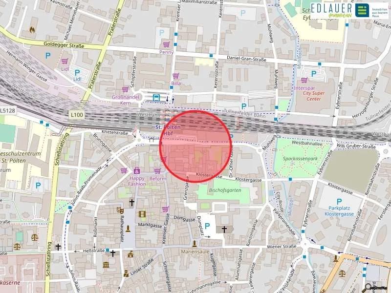 2-Zimmer-Gewerbeimmobilie mieten in Sankt Pölten – 120 m², € 1.299 – Bild 23 von 23