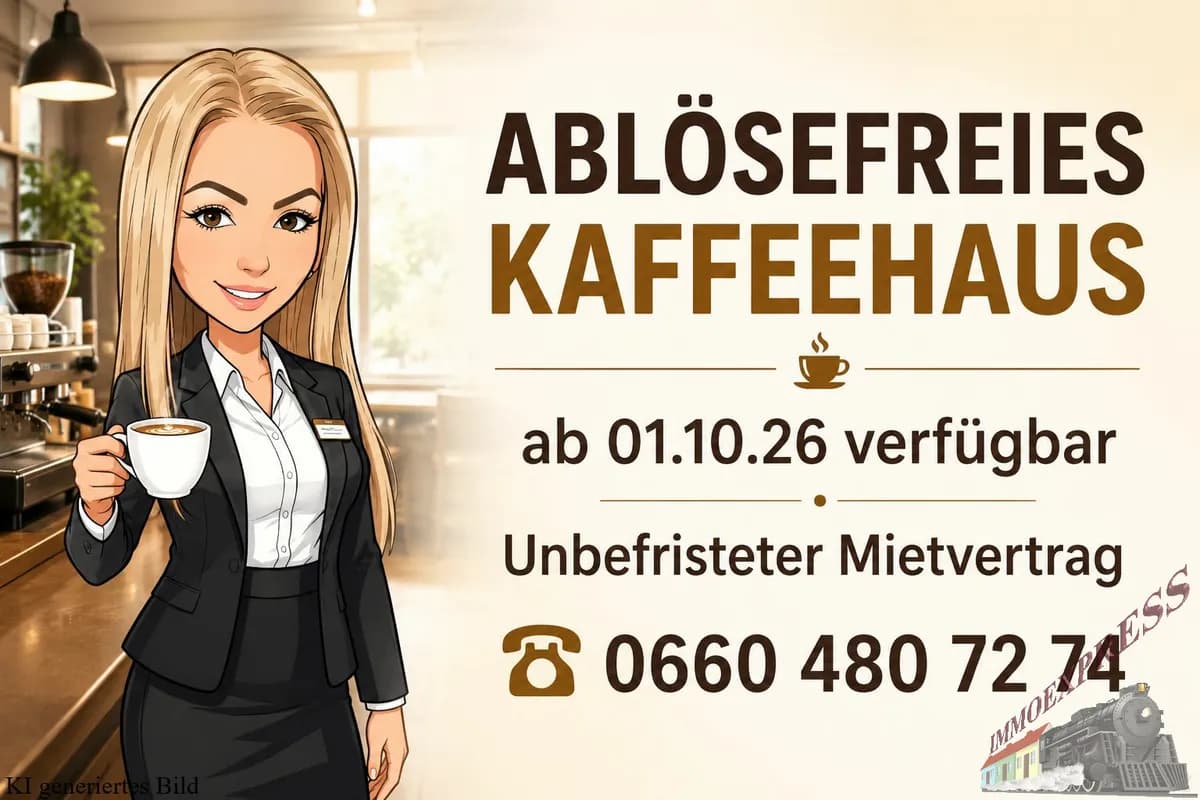 2-Zimmer-Gewerbeimmobilie mieten in Wien – 128 m², € 1.333