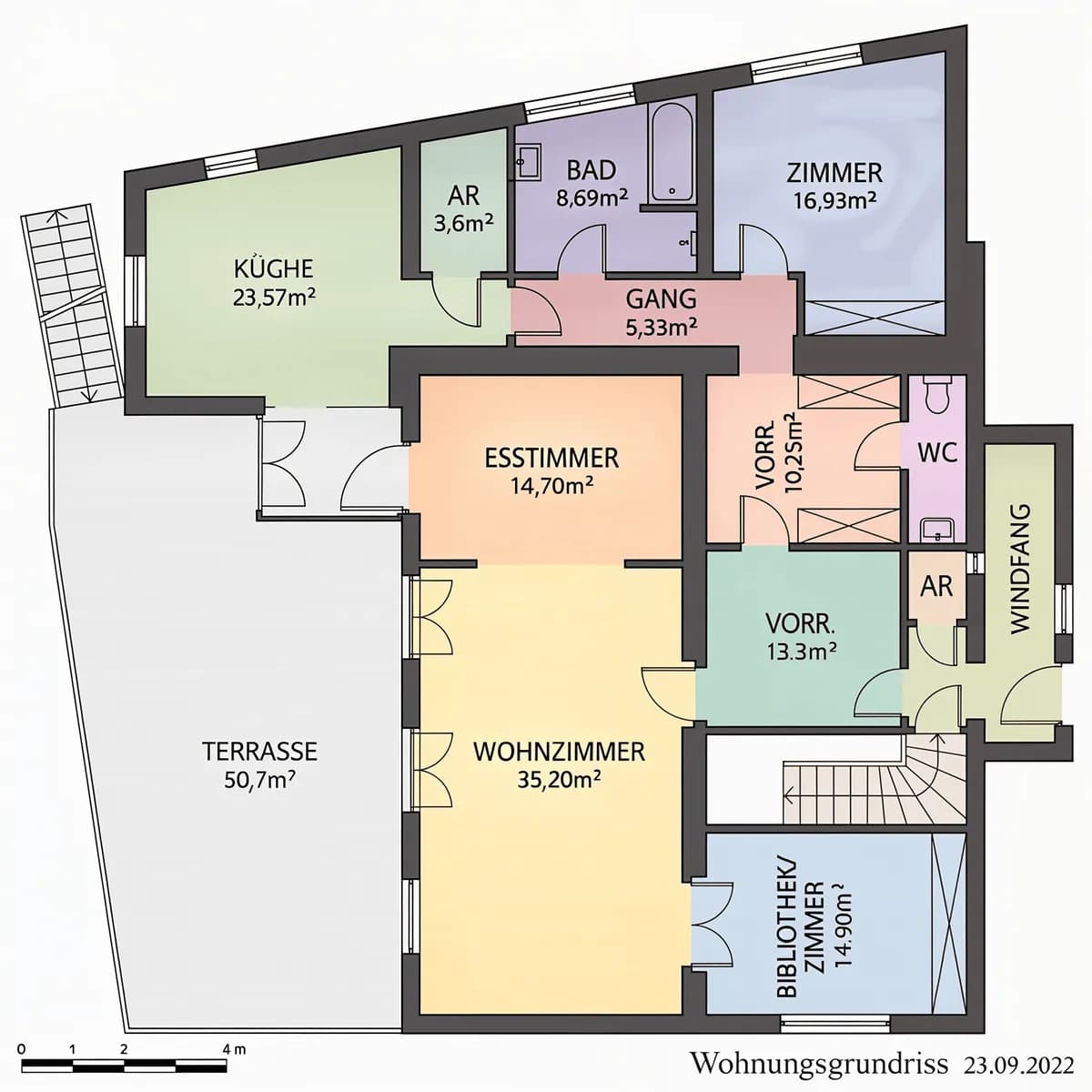 3-Zimmer-Wohnung mieten in Wien – 156 m², € 2.600 – Bild 19 von 26