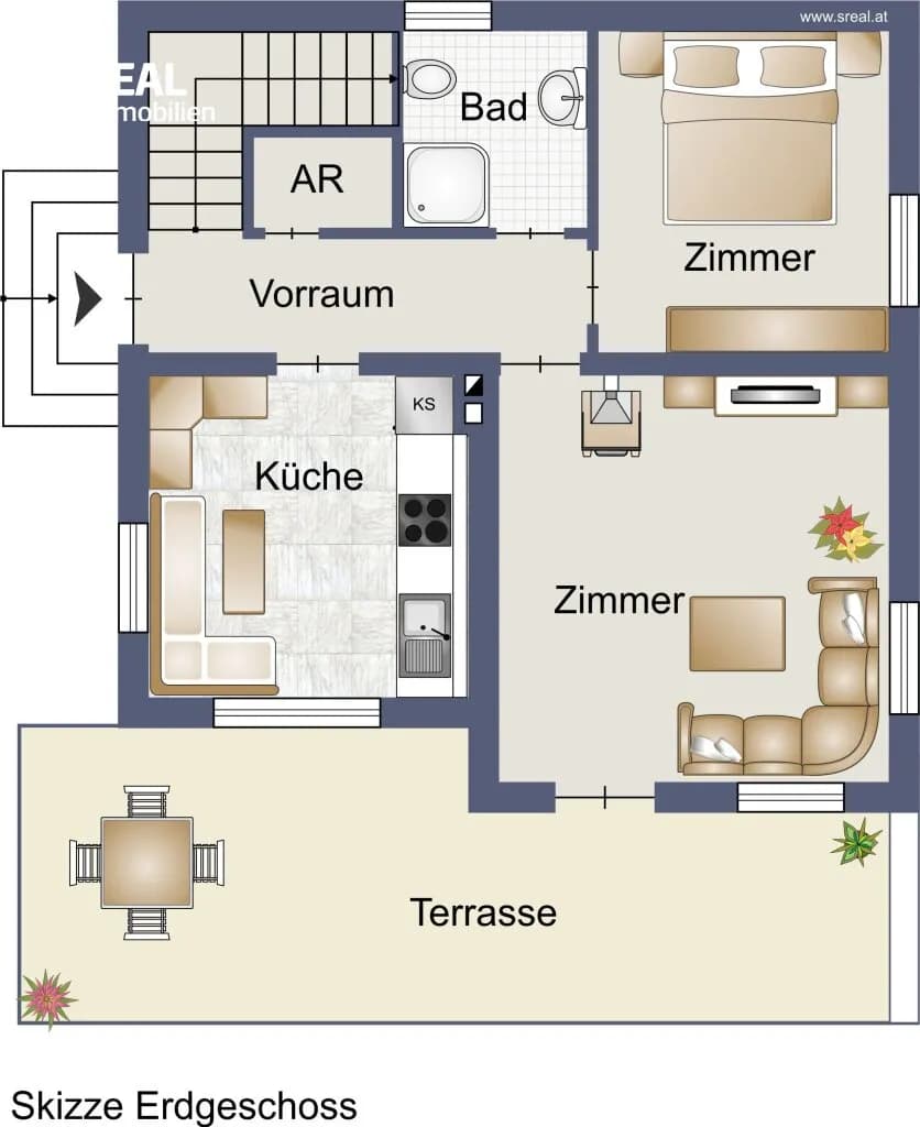 4-Zimmer-Haus kaufen in Wiener Neustadt Land – 91,49 m², € 290.000 – Bild 19 von 21