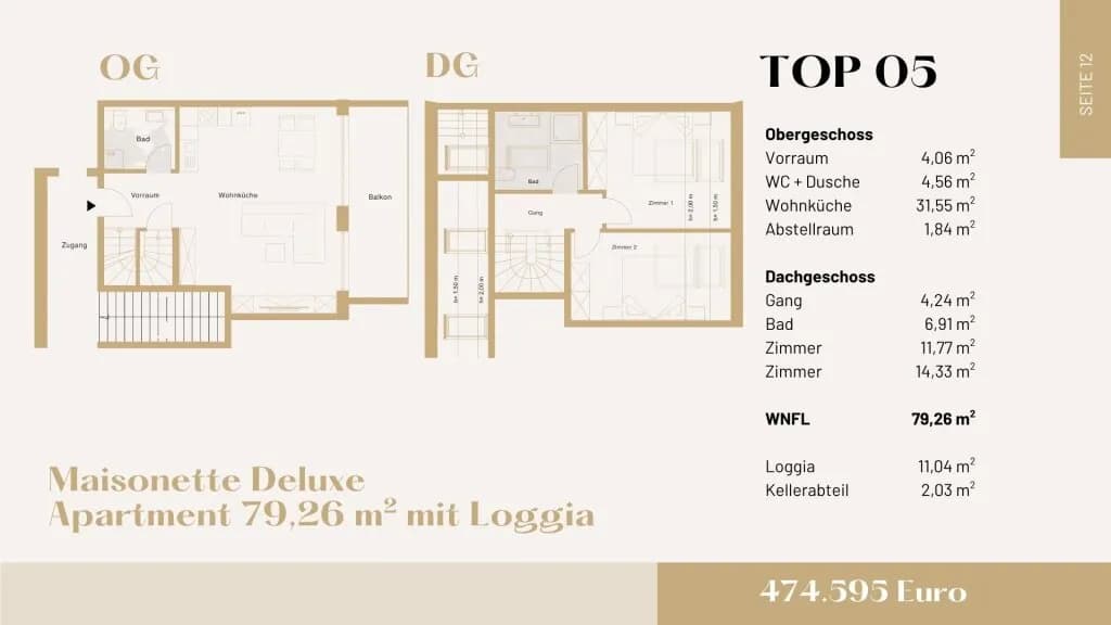 3-Zimmer-Wohnung kaufen in Mödling – 79,26 m², € 424.218 – Bild 27 von 32
