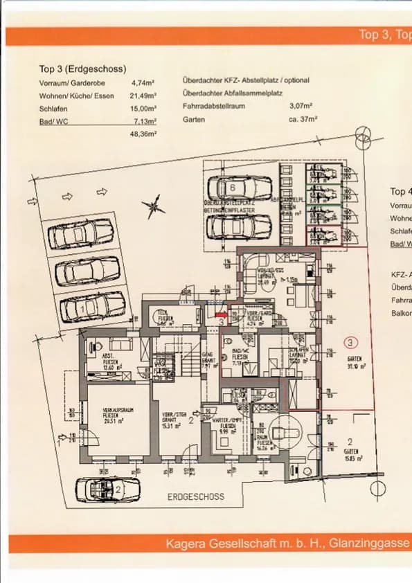 2-Zimmer-Wohnung mieten in Gmunden – 48 m², € 902 – Bild 3 von 3