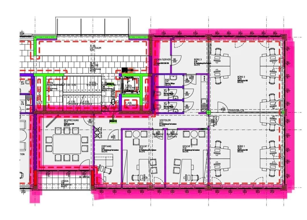 7-Zimmer-Gewerbeimmobilie mieten in Graz – 185 m², € 13 – Bild 27 von 28