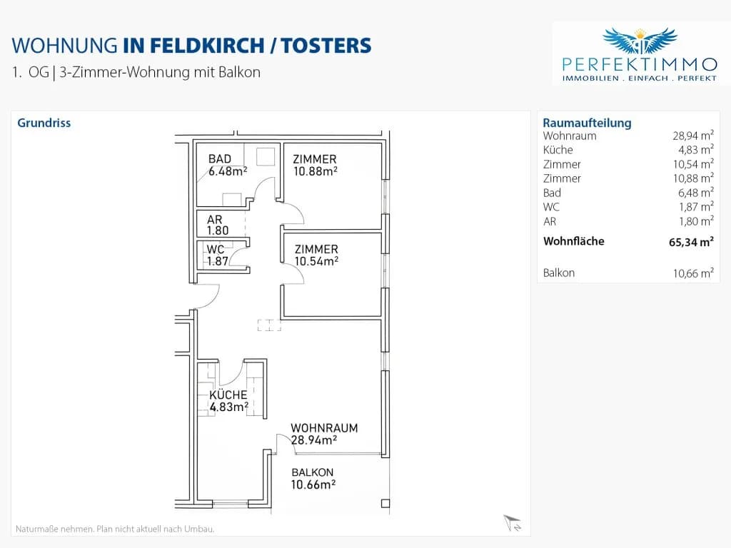 3-Zimmer-Wohnung kaufen in Feldkirch – 65,34 m², € 285.500 – Bild 8 von 8