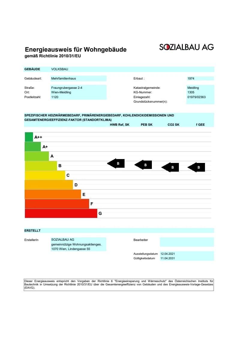 Immobilie mieten in Wien – 154 m², € 1.418 – Bild 5 von 6