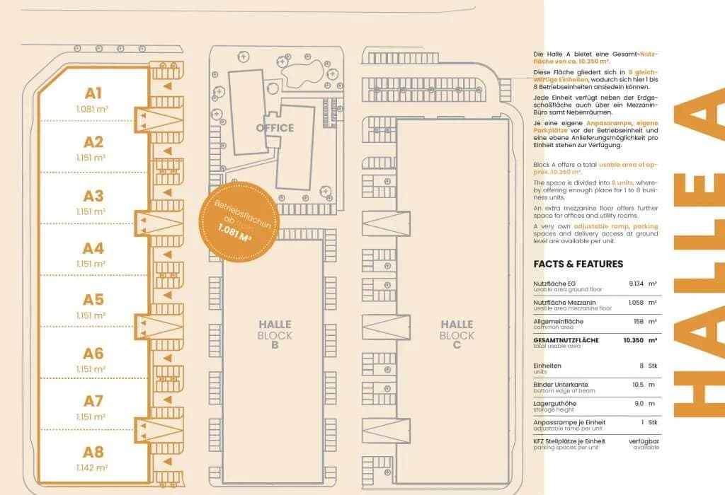 Gewerbeimmobilie mieten in Neusiedl am See – 1 207 m², € 6 – Bild 2 von 7