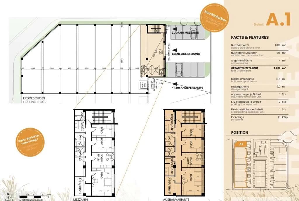 Gewerbeimmobilie mieten in Neusiedl am See – 1 207 m², € 6 – Bild 3 von 7