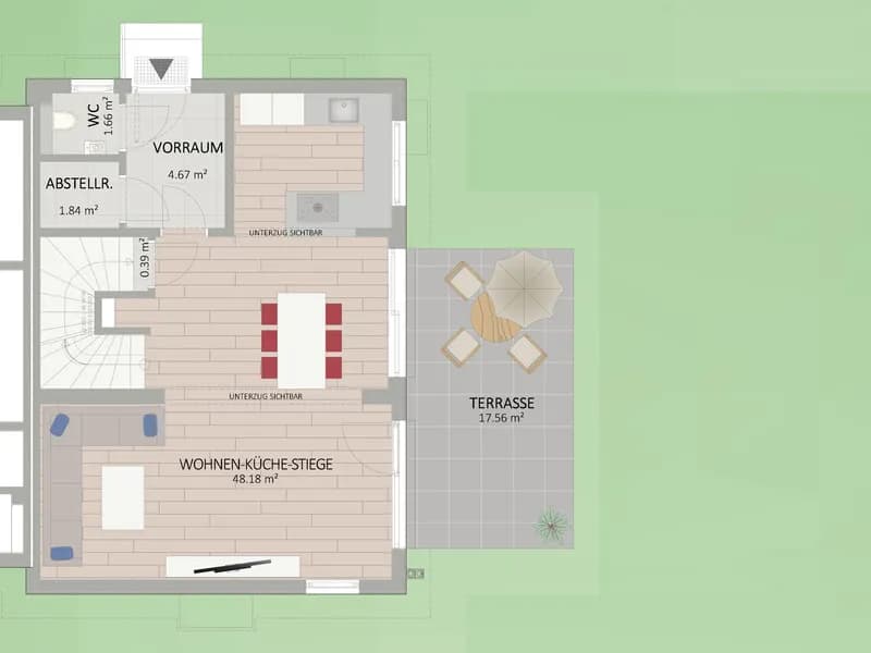 4-Zimmer-Haus kaufen in Wien – 116,47 m², € 672.900 – Bild 2 von 6