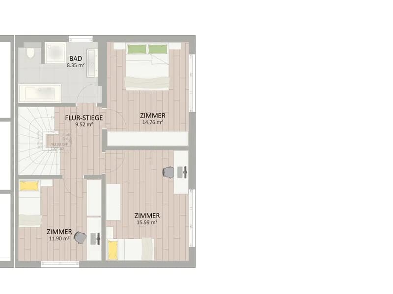 4-Zimmer-Haus kaufen in Wien – 116,47 m², € 672.900 – Bild 3 von 6