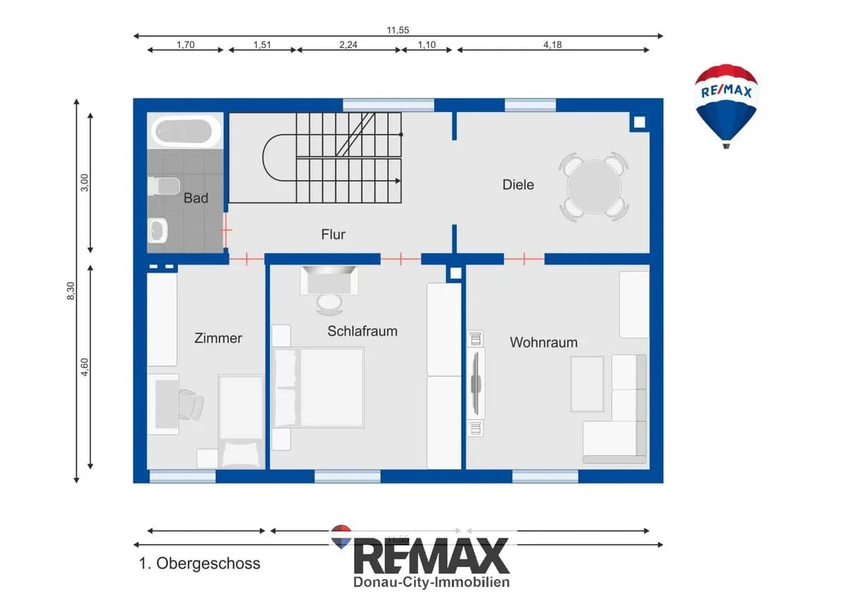 6-Zimmer-Gewerbeimmobilie kaufen in Tulln – 156 m², € 370.000 – Bild 27 von 27