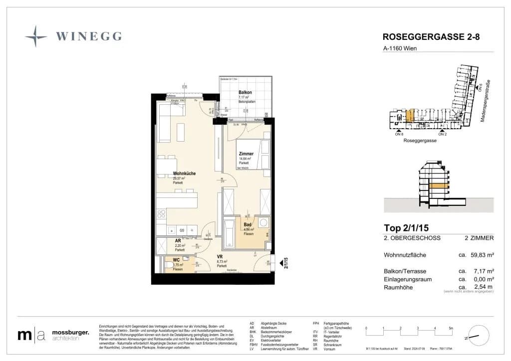 Immobilie kaufen in Wien – 59,84 m², € 344.900 – Bild 12 von 12