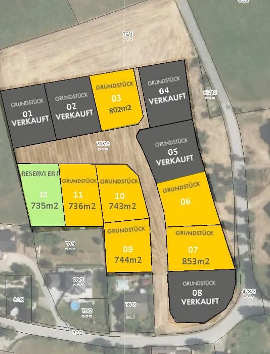 Grundstück kaufen in Melk – 803 m², € 95 – Bild 1 von 7