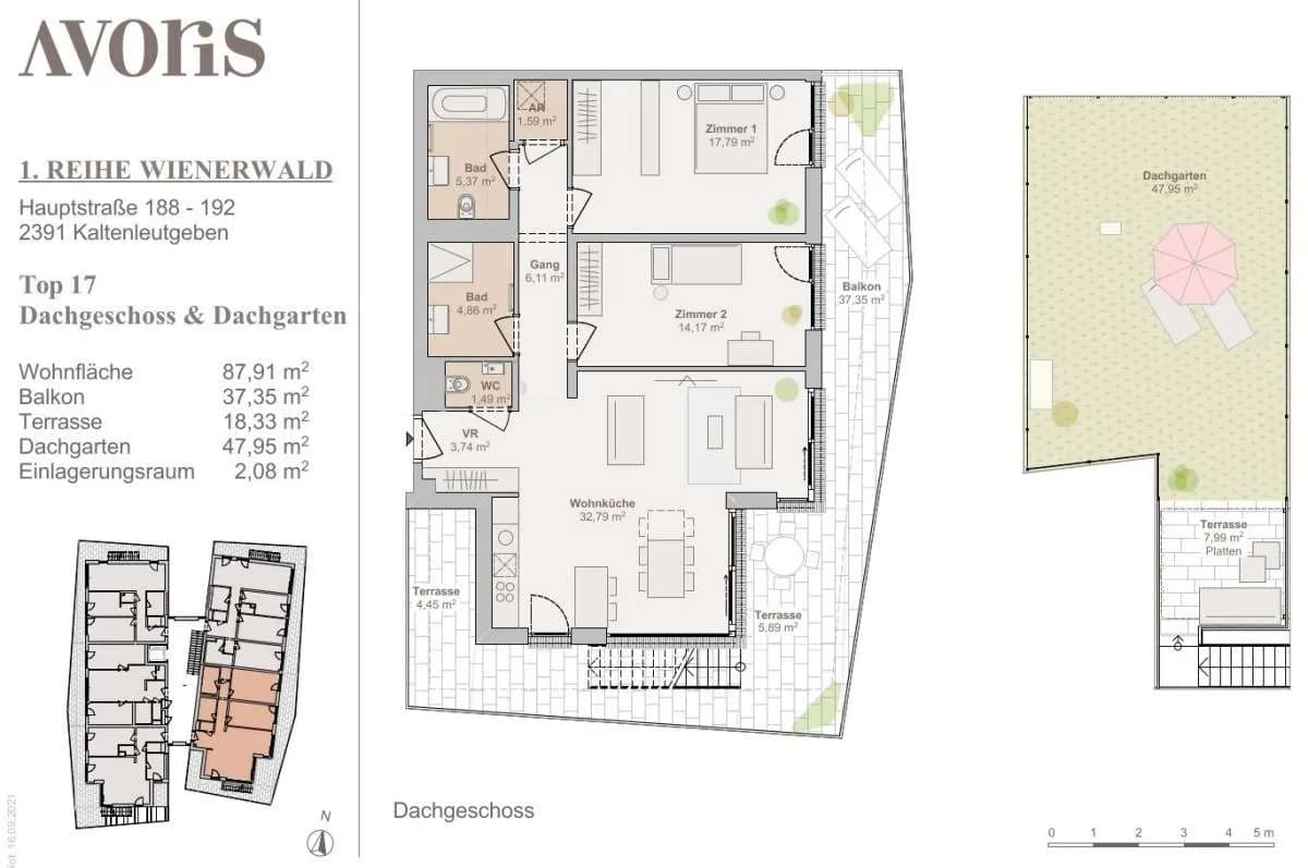 3-Zimmer-Wohnung kaufen in Mödling – 87,91 m², € 535.500 – Bild 17 von 18