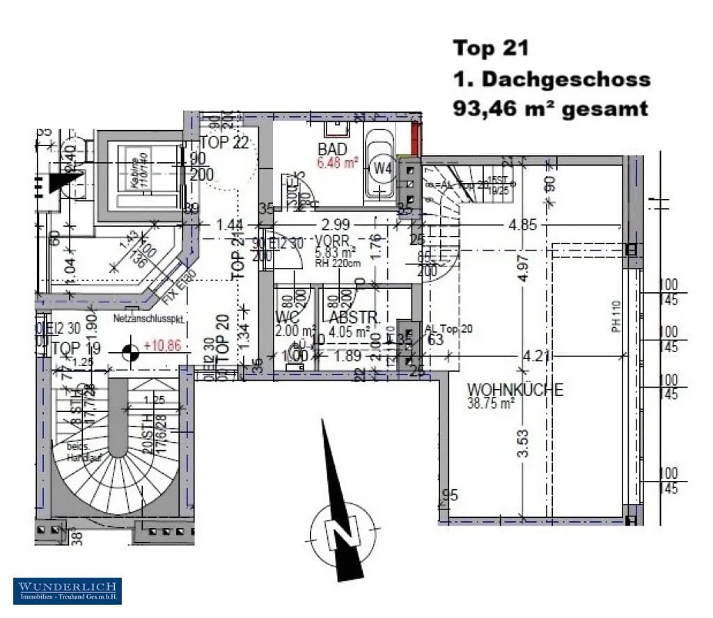 2-Zimmer-Wohnung mieten in Wien – 93,46 m², € 1.919 – Bild 13 von 14