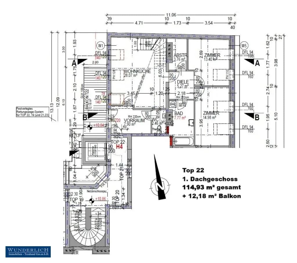 4-Zimmer-Wohnung mieten in Wien – 114,93 m², € 2.502 – Bild 20 von 21