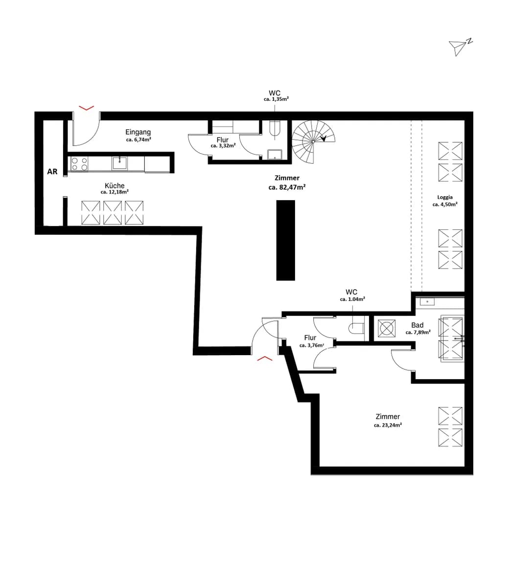 3-Zimmer-Wohnung mieten in Wien – 188 m², € 6.878 – Bild 12 von 14