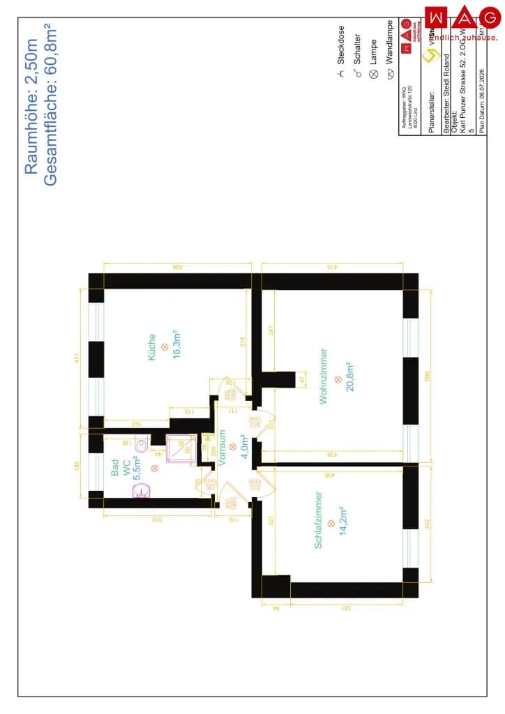 2-Zimmer-Wohnung mieten in Steyr – 61,1 m², € 535 – Bild 11 von 11