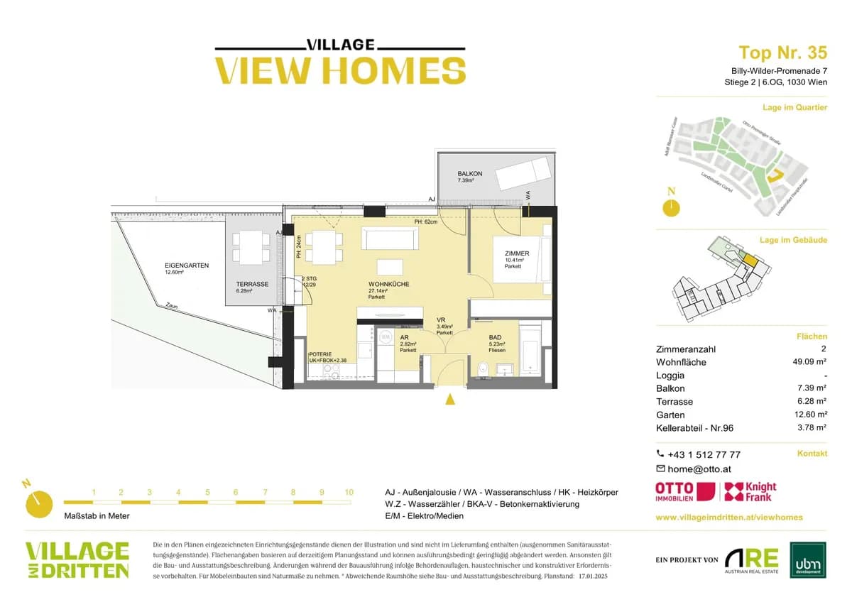 2-Zimmer-Wohnung kaufen in Wien – 49,72 m², € 422.000 – Bild 18 von 20