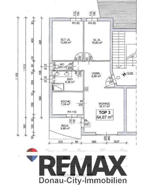 3-Zimmer-Wohnung kaufen in Mödling – 64,47 m², € 299.000 – Bild 15 von 17