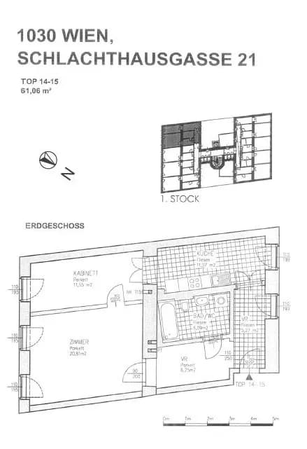 2-Zimmer-Wohnung kaufen in Wien – 60,69 m², € 299.000 – Bild 16 von 17
