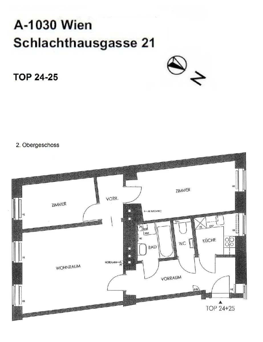 3-Zimmer-Wohnung kaufen in Wien – 65,79 m², € 324.000 – Bild 17 von 18