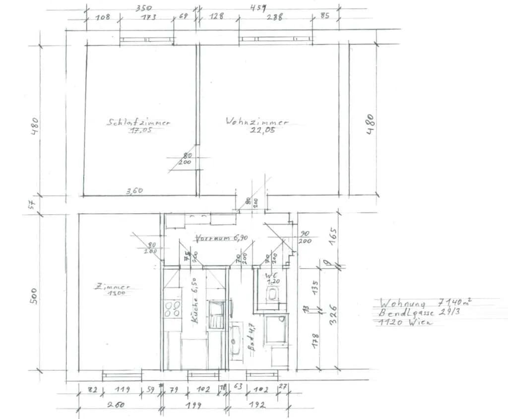 3-Zimmer-Wohnung mieten in Wien – 71 m², € 1.380 – Bild 18 von 18
