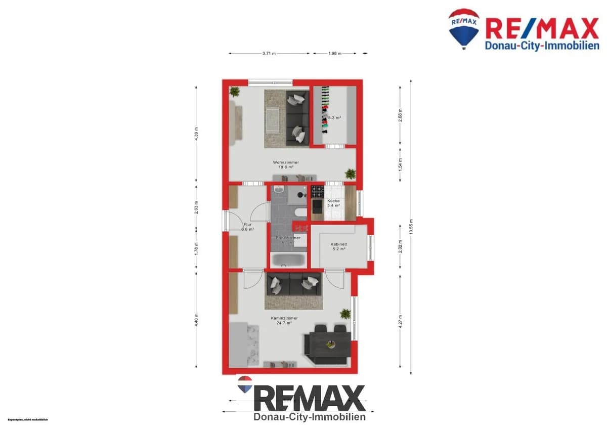 2-Zimmer-Wohnung kaufen in Baden – 54 m², € 150.000 – Bild 10 von 10