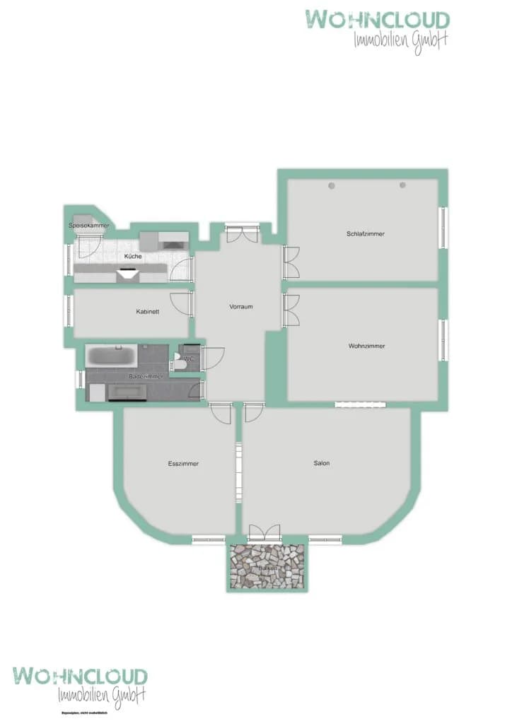 4-Zimmer-Wohnung mieten in Wien – 129,85 m², € 1.868 – Bild 16 von 16