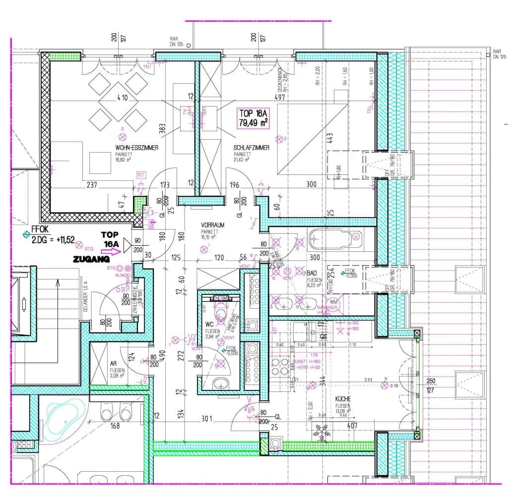 2-Zimmer-Wohnung mieten in Wien – 80 m², € 1.493 – Bild 25 von 25