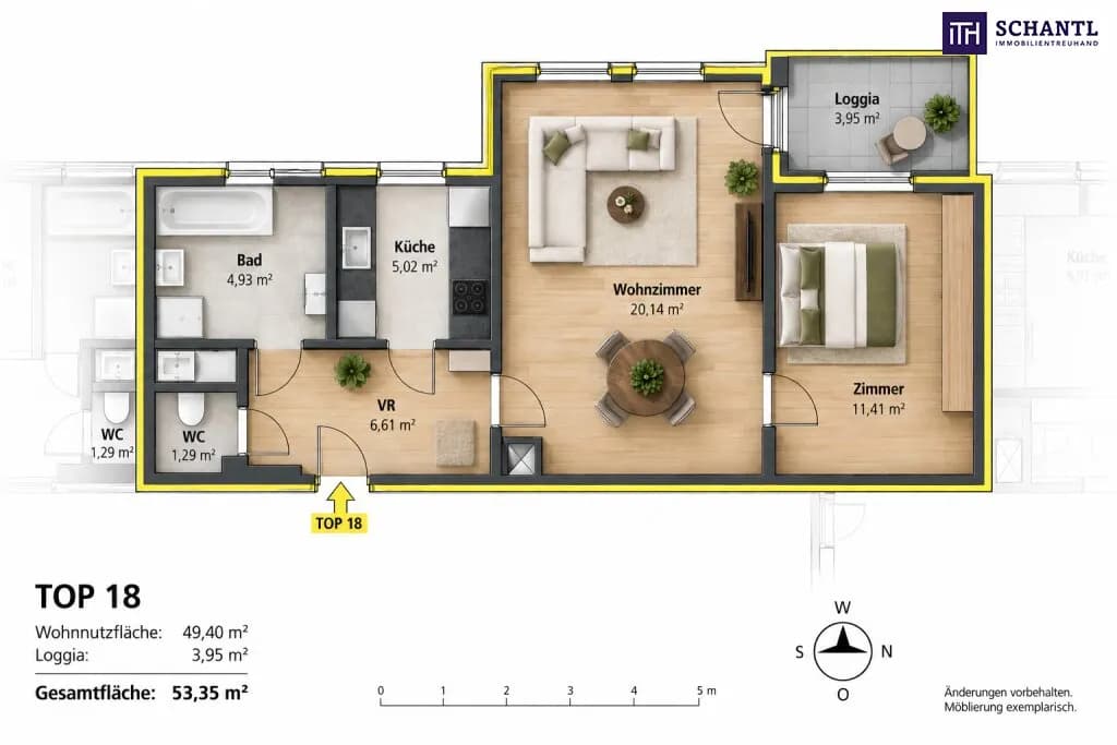 2-Zimmer-Wohnung kaufen in Wien – 49,4 m², € 199.000 – Bild 25 von 25