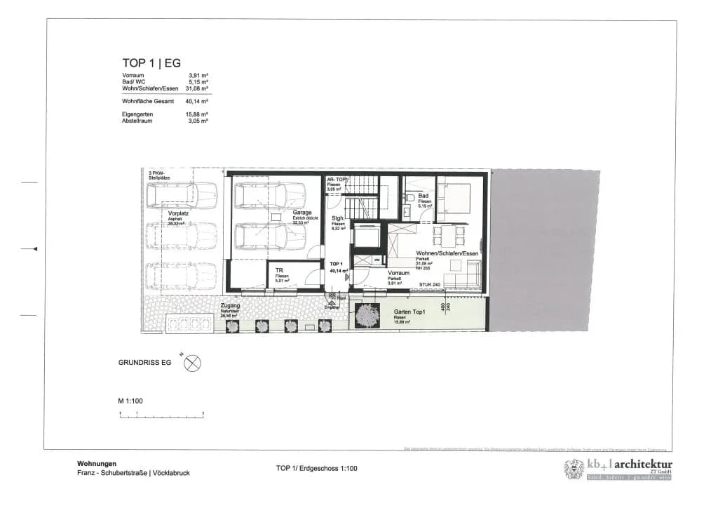Grundstück kaufen in Vöcklabruck – 298 m², € 298.800 – Bild 3 von 6