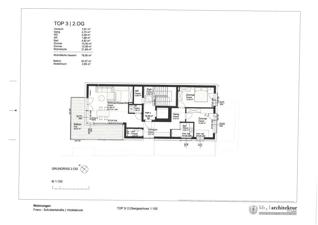 Grundstück kaufen in Vöcklabruck – 298 m², € 298.800 – Bild 5 von 6