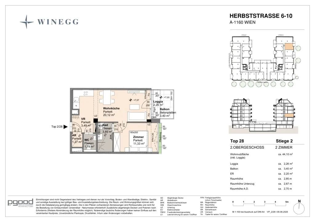 2-Zimmer-Wohnung kaufen in Wien – 41 m², € 289.600 – Bild 9 von 9