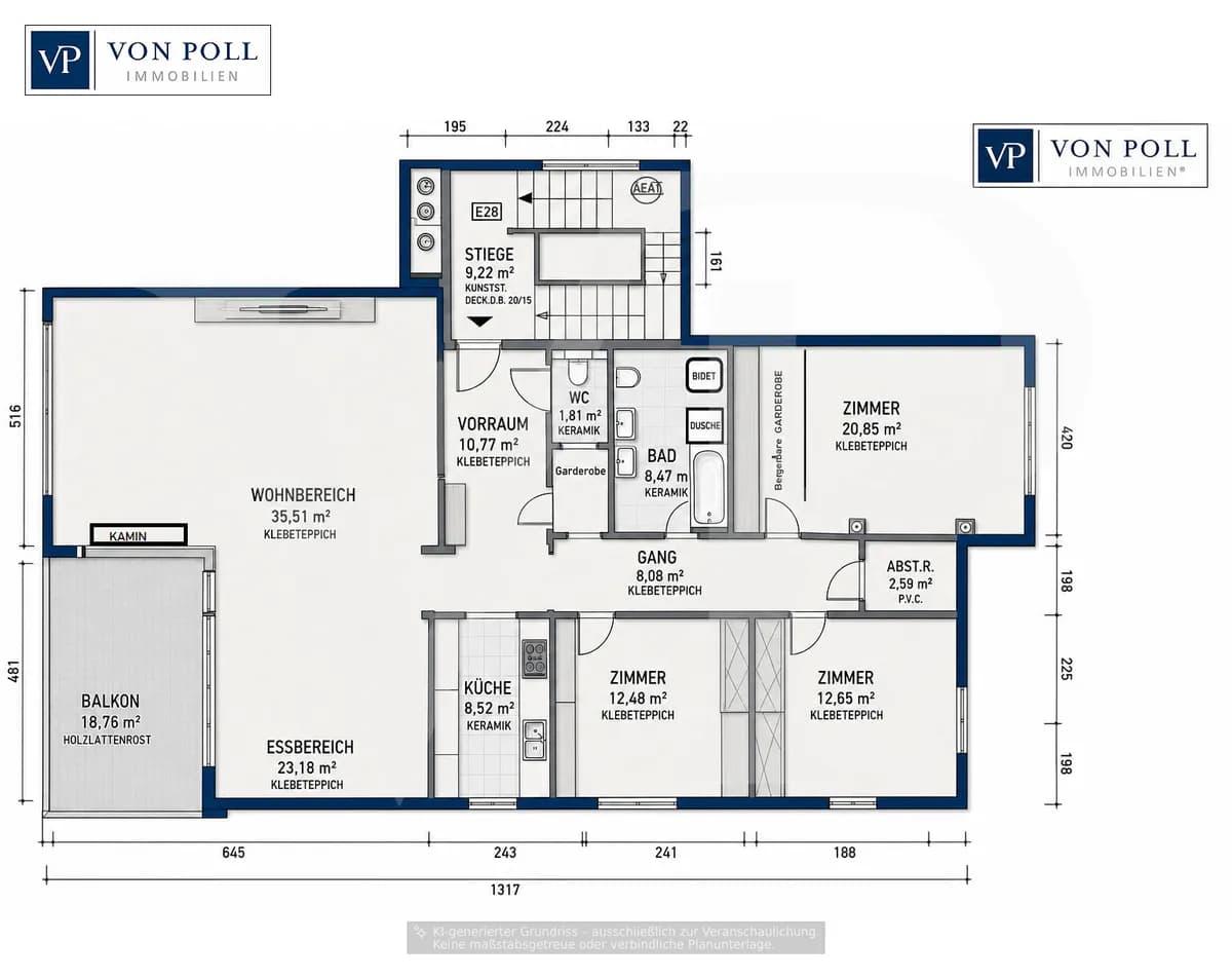 4-Zimmer-Wohnung kaufen in Wien – 146 m², € 975.000 – Bild 34 von 36