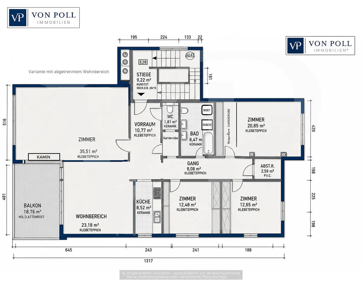 4-Zimmer-Wohnung kaufen in Wien – 146 m², € 975.000 – Bild 35 von 36