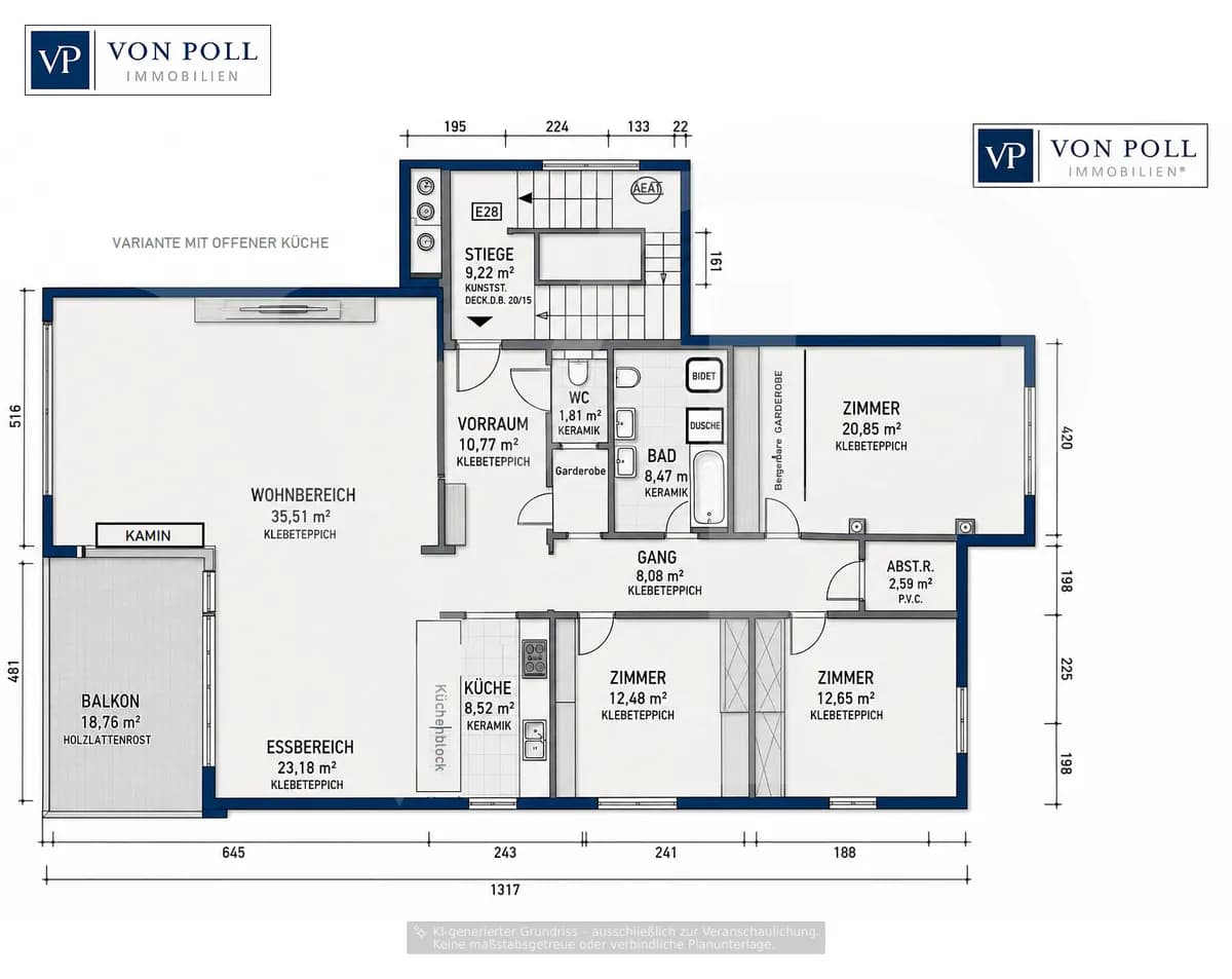 4-Zimmer-Wohnung kaufen in Wien – 146 m², € 975.000 – Bild 36 von 36