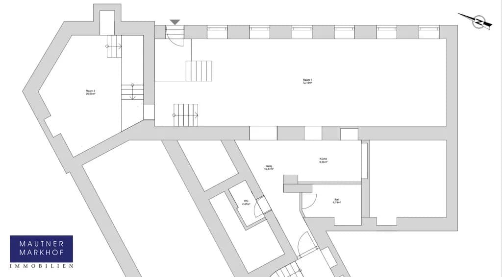 2-Zimmer-Gewerbeimmobilie mieten in Wien – 127 m², € 1.856 – Bild 16 von 16