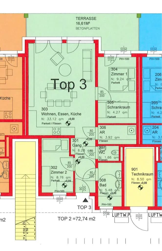 3-Zimmer-Wohnung kaufen in Südoststeiermark – 72,73 m², € 228.000 – Bild 19 von 24