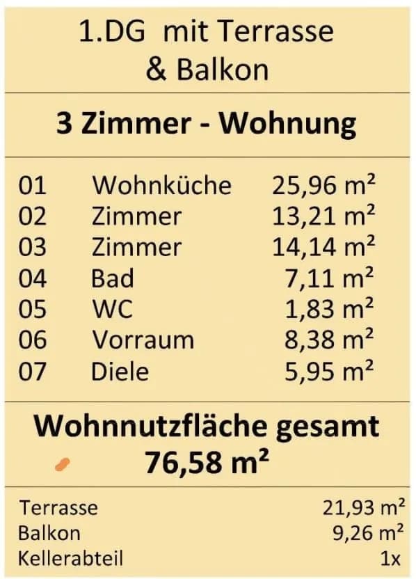 3-Zimmer-Wohnung mieten in Wien – 77 m², € 1.885 – Bild 18 von 18
