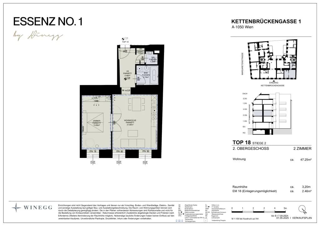Immobilie kaufen in Wien – 47,25 m², € 462.200 – Bild 19 von 19