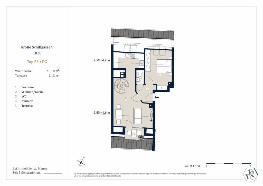 3-Zimmer-Wohnung kaufen in Wien – 59,08 m², € 569.000 – Bild 17 von 18