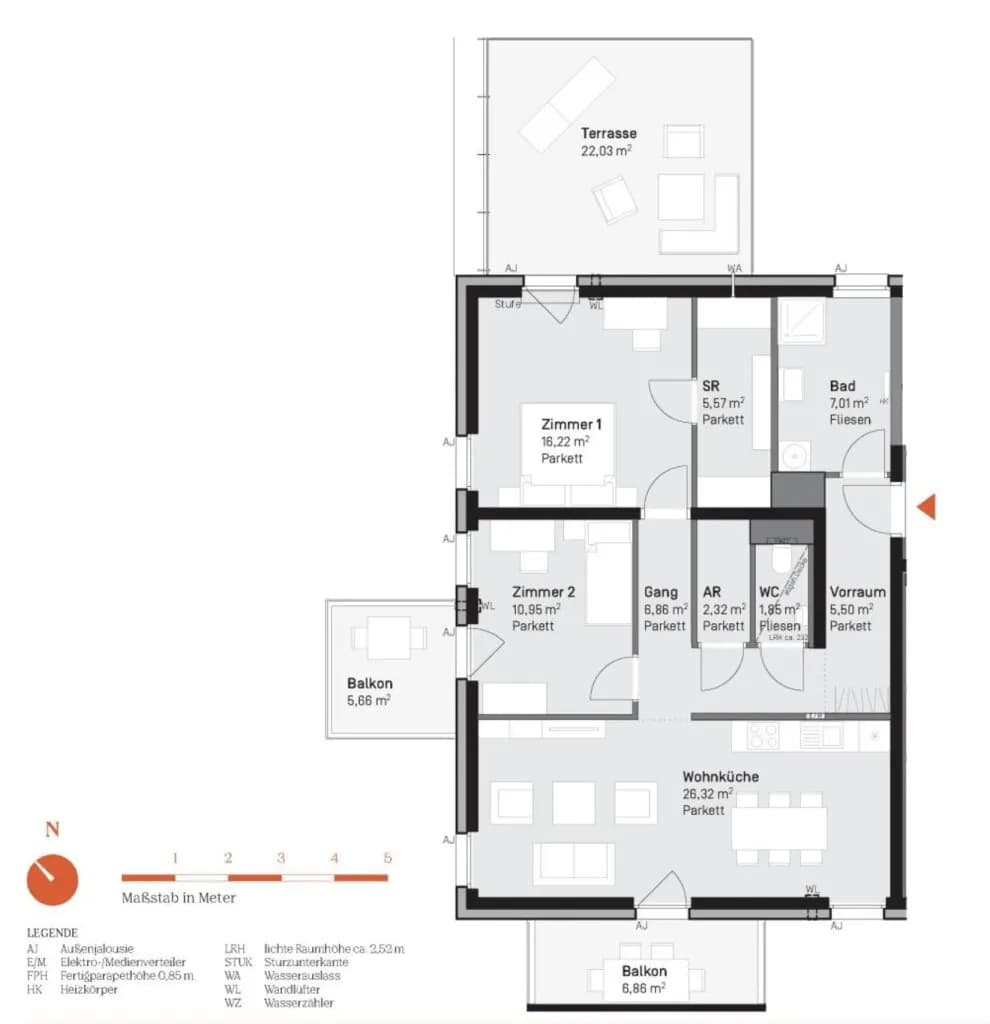3-Zimmer-Wohnung kaufen in Wien – 82,49 m², € 609.000 – Bild 8 von 9