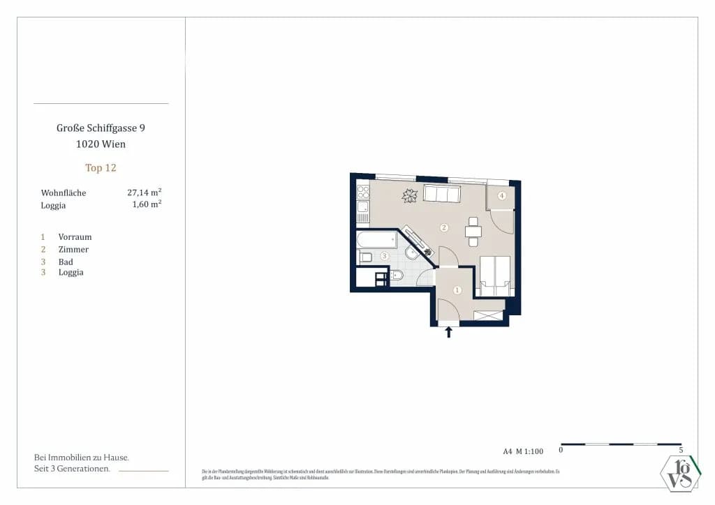 1-Zimmer-Wohnung kaufen in Wien – 29,04 m², € 275.000 – Bild 13 von 13