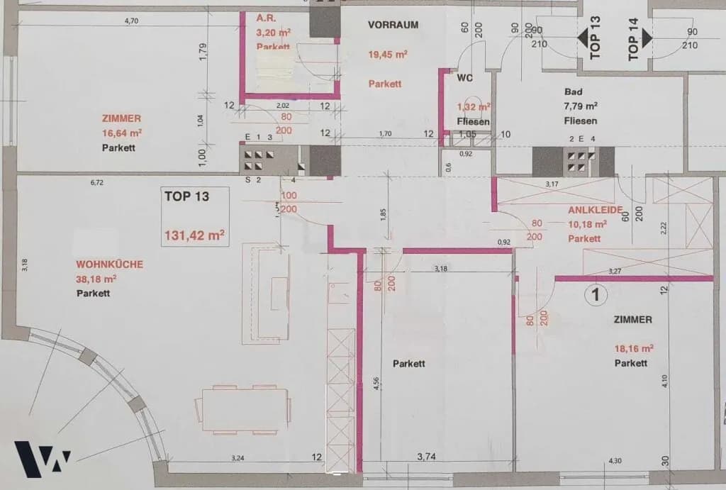 4-Zimmer-Wohnung kaufen in Wien – 131,42 m², € 1.149.000 – Bild 16 von 16