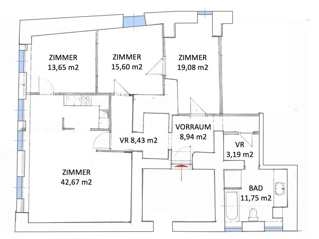 4-Zimmer-Wohnung mieten in Eferding – 123,31 m², € 1.123 – Bild 11 von 11